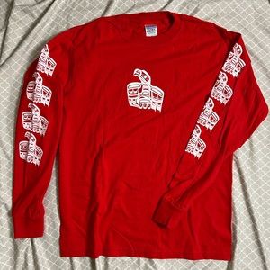 Reg Davidson Native American Long Sleeve T Shirt